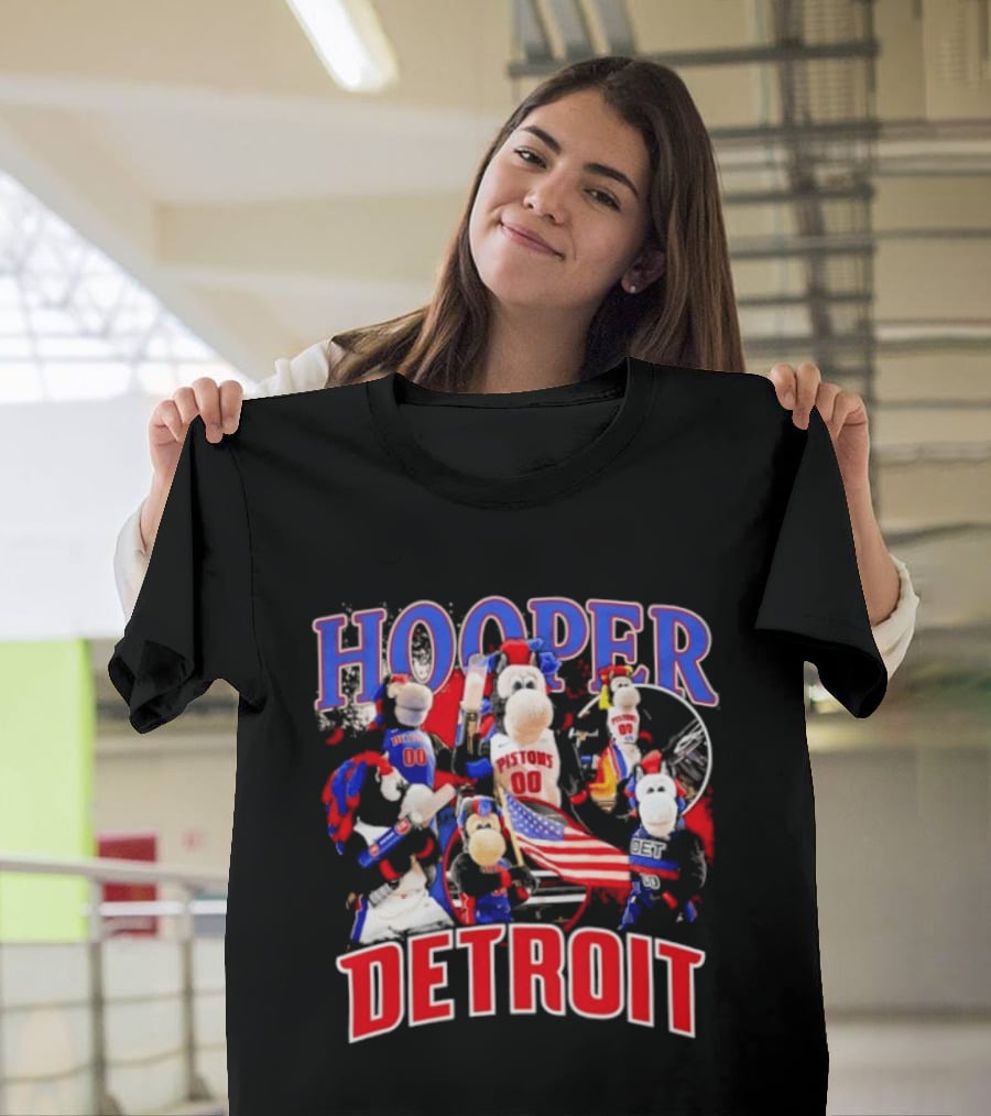 Detroit Pistons Hooper 2026 NBA Crossroads T-Shirt