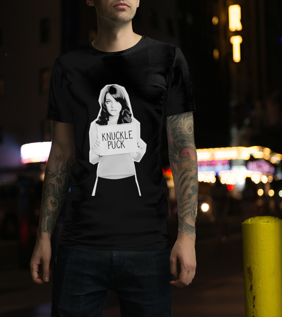 Emma Stone Knuckle Puck Sign T-Shirt