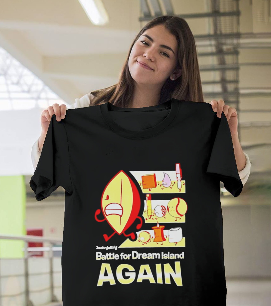 Battle For Dream Island Again Leafy BFDI Characters T-Shirt