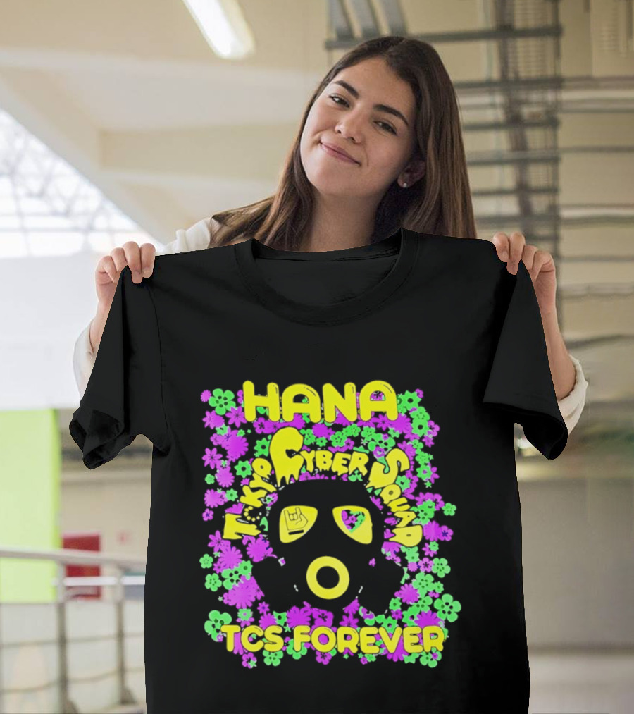 Hana Tokyo Cyber Squad TCS Forever Vibrant Flower Power T-Shirt