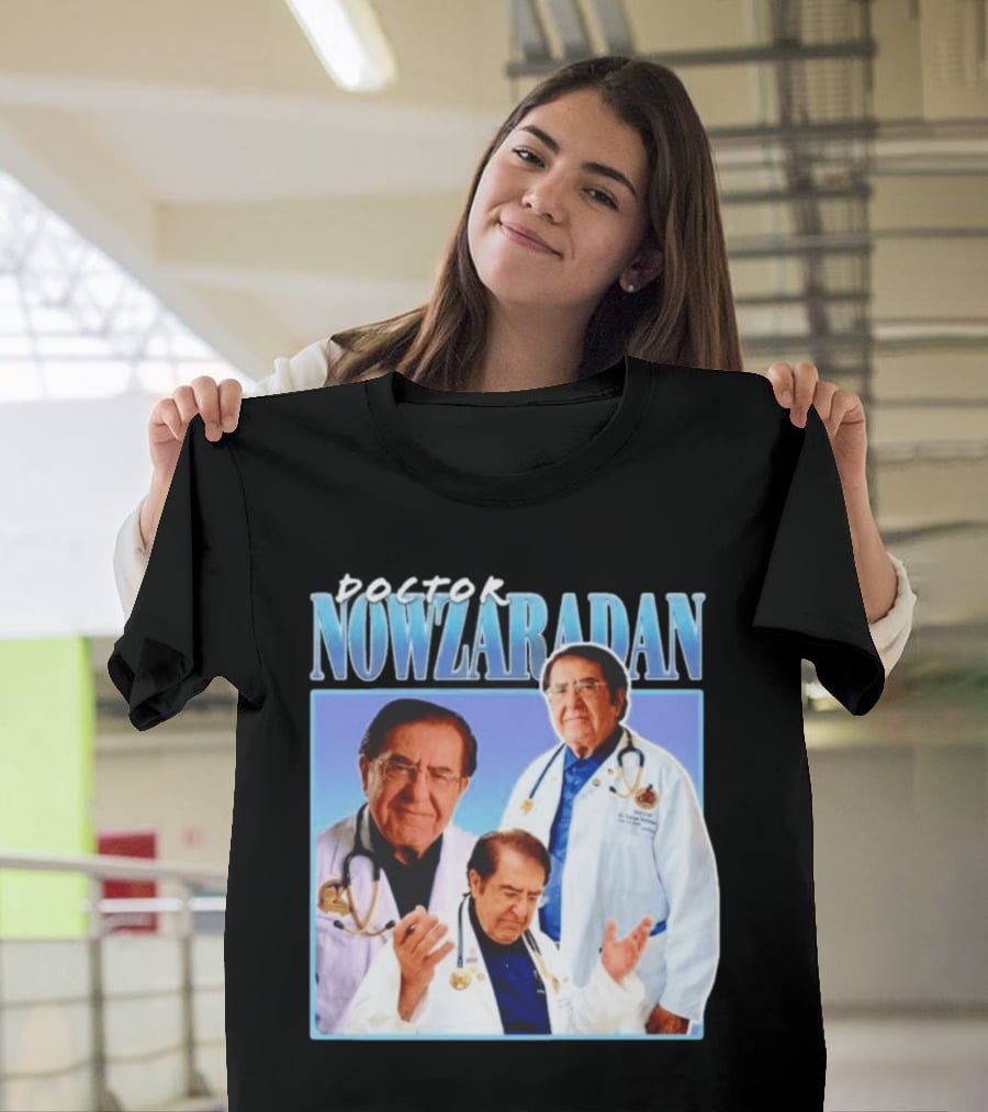 Doctor Nowzaradan My 600Lb Life Blue Stethoscope T-Shirt