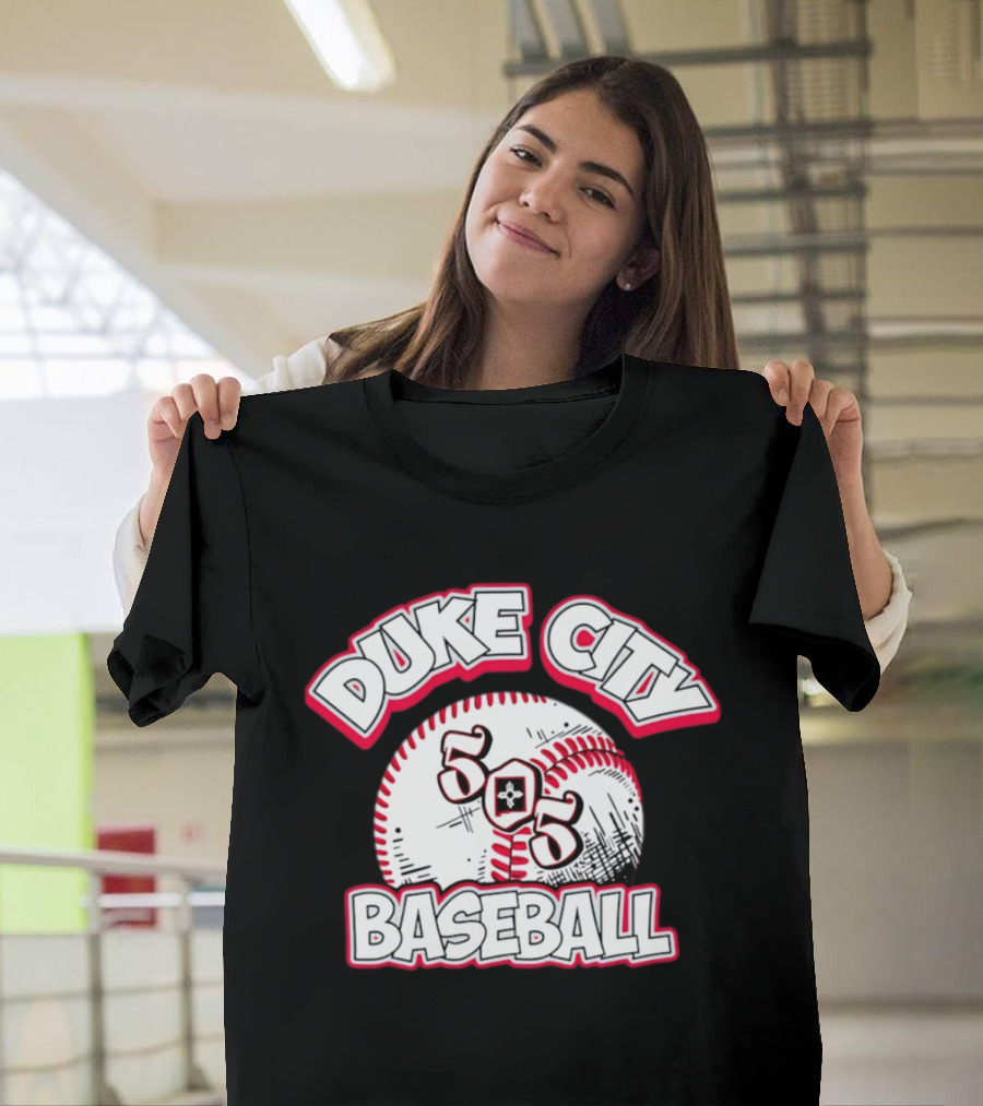 Duke City Baseball 505 Zia Symbol And Baseball T-Shirt