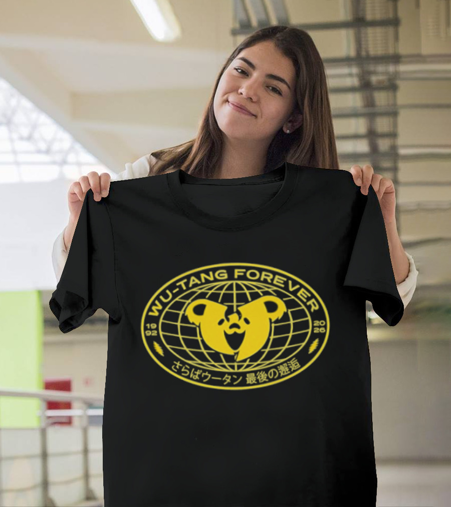 Wu Tang Forever 1992 2026 Tornado Bear Icon Japanese T-Shirt