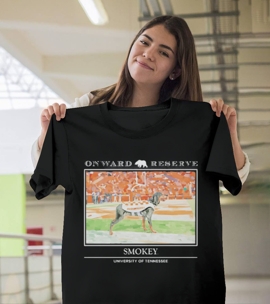 Onward Reserve Smokey University Of Tennessee Volunteers Football Stadium T-Shirt