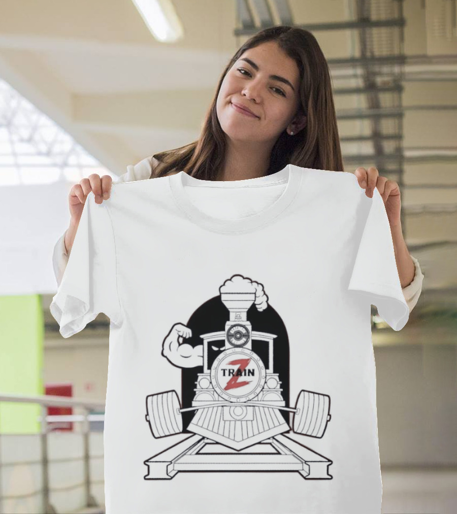 Train Z Strength 45 LBS Weightlifting Fitness T-Shirt