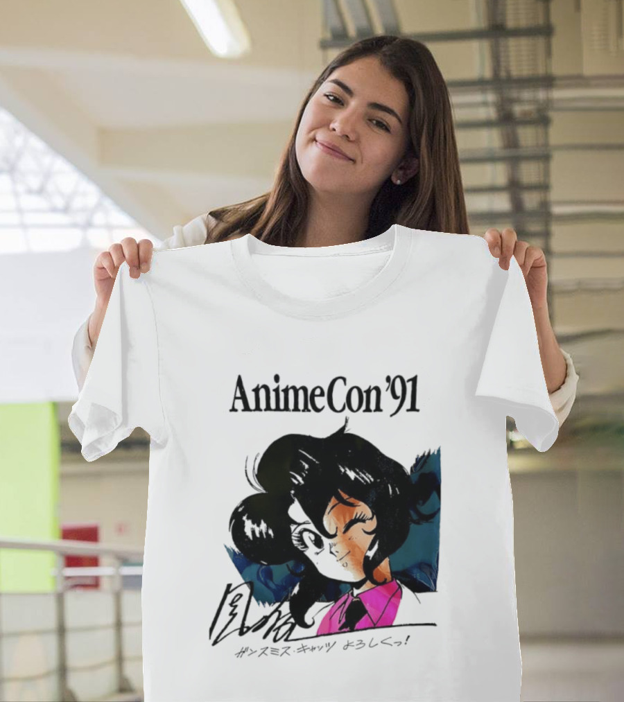 Anime Con '91 Character With Autograph And Japanese T-Shirt