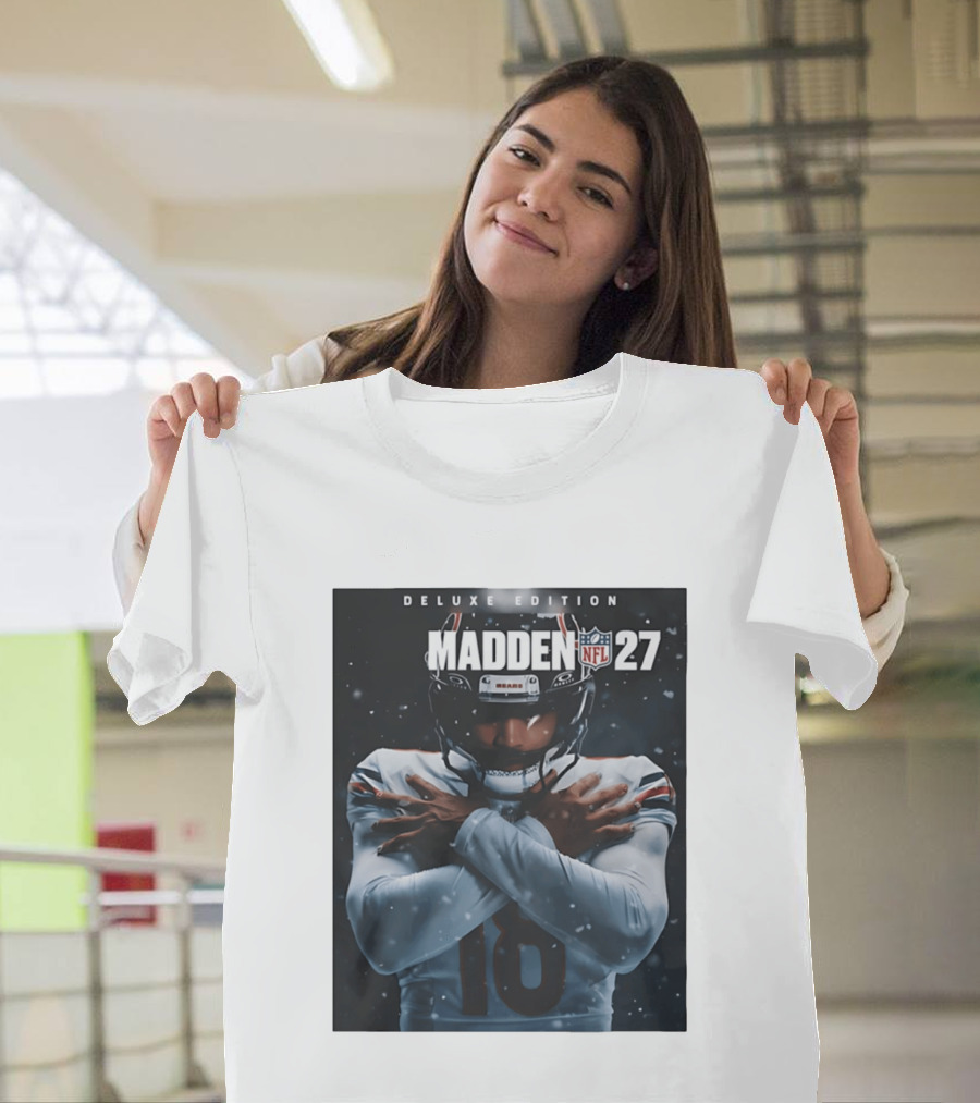 Madden NFL 27 Deluxe Edition Caleb Williams Bears 18 T-Shirt