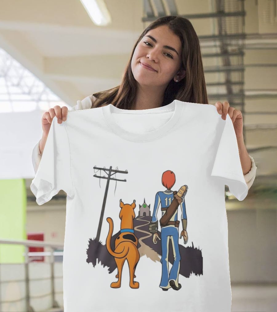 Scooby Doo Shaggy Rogers Fallout Vault Dweller Adventure T-Shirt