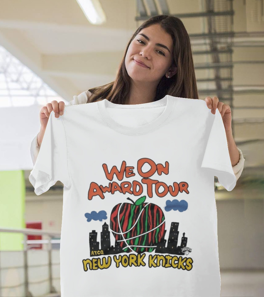 We On Award Tour ATCQ New York Knicks Apple Basketball NBA Team T-Shirt