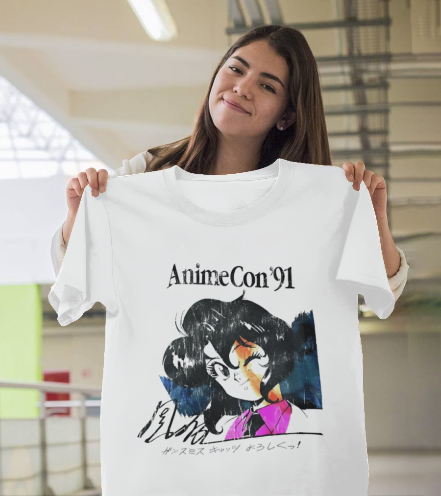 AnimeCon '91 Rally Vincent Gunsmith Cats Manga T-Shirt