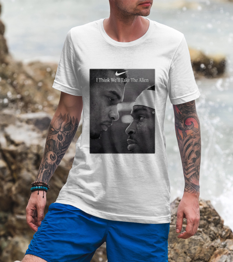 I Think We'll Take The Alien NBA Basketball Victor Wembanyama T-Shirt
