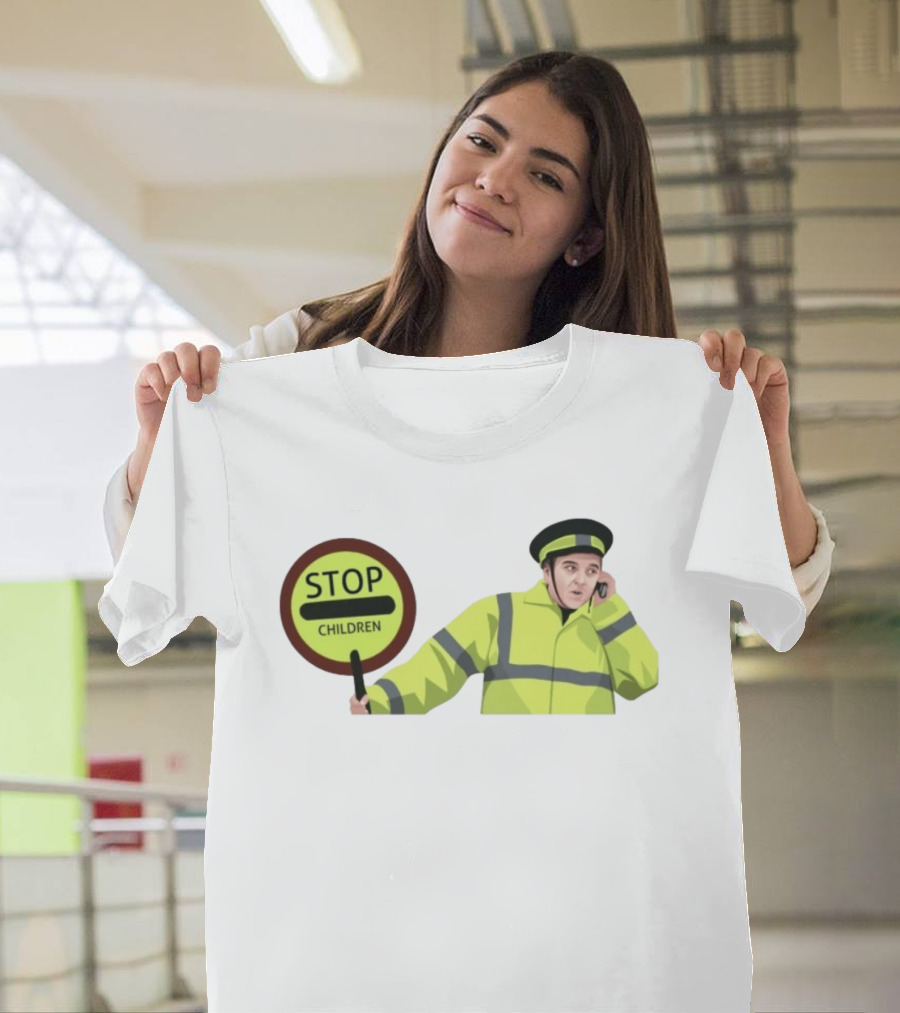 Line Of Duty Stop Children Max And Paddy Crossing Guard T-Shirt