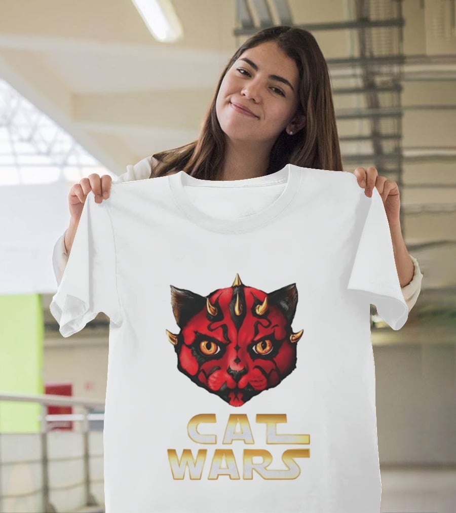 Darth Maul Cat Wars Star Wars Quality Comfortable Wear T-Shirt