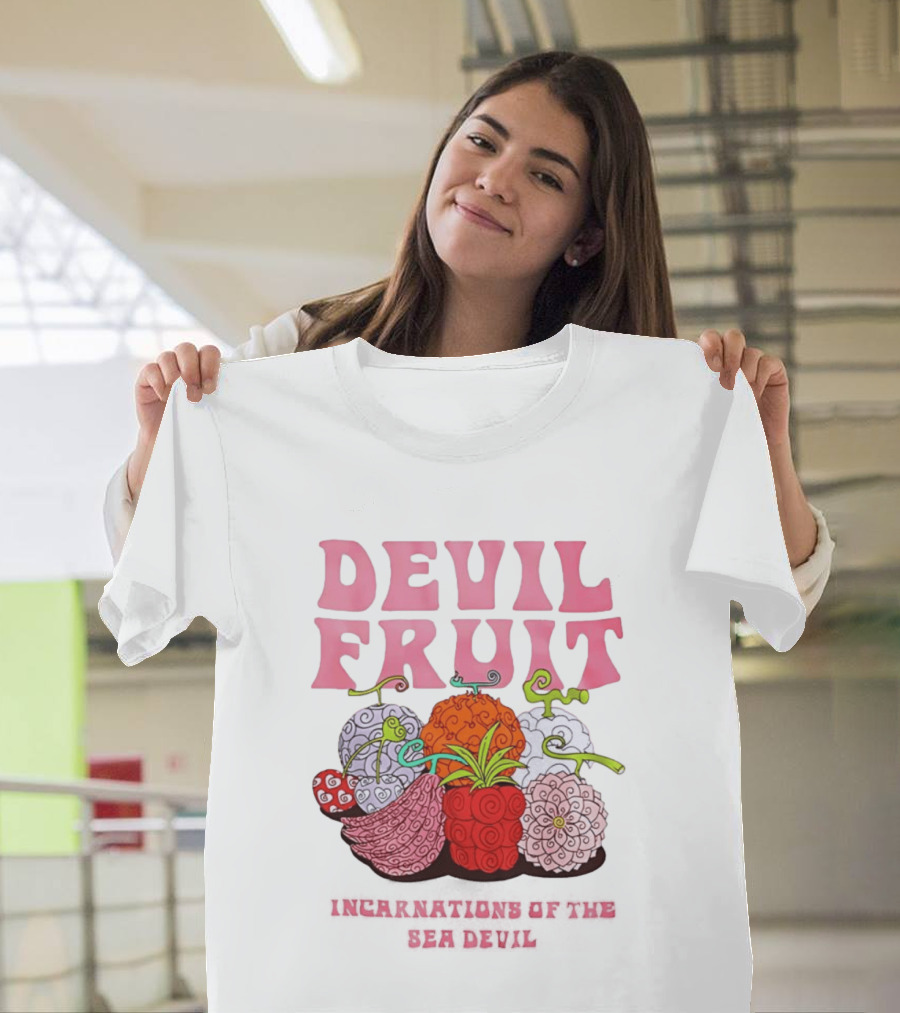 Devil Fruit Incarnations Sea Devil One Piece Anime Manga T-Shirt