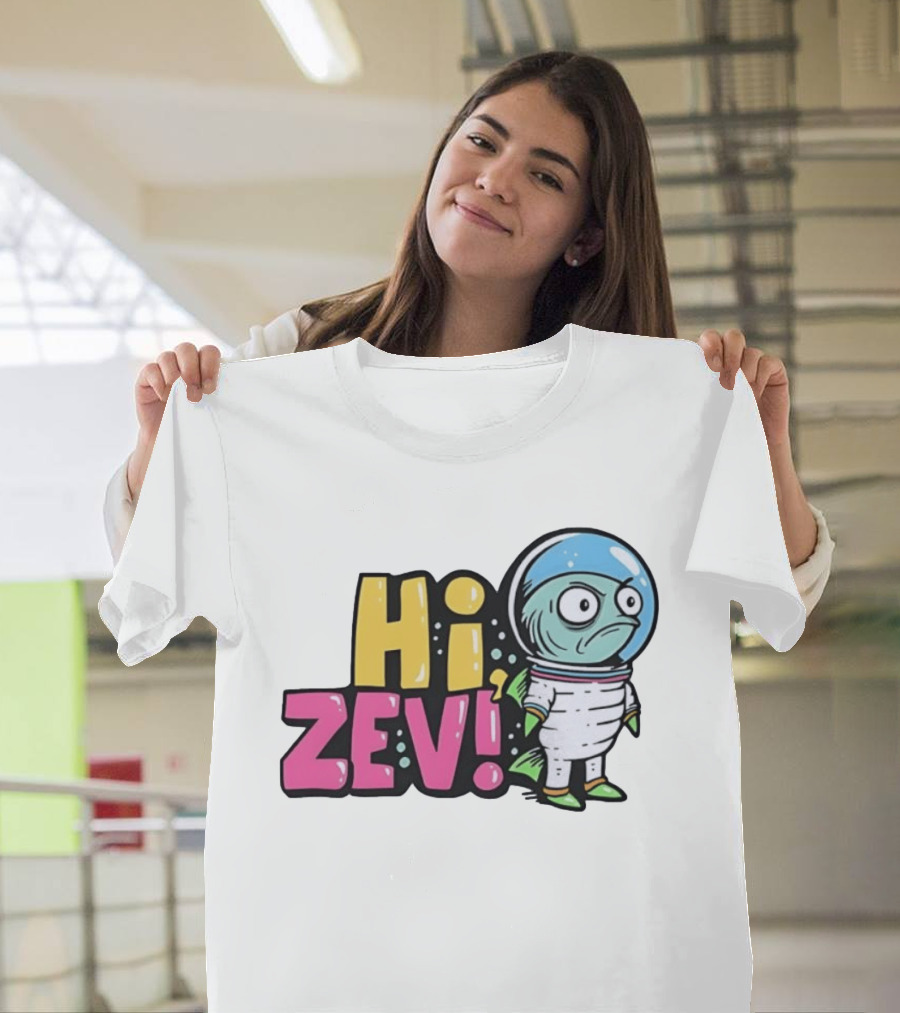 Hi Zev Astronaut Fish NBA New York Knicks Jalen Brunson Cartoon T-Shirt
