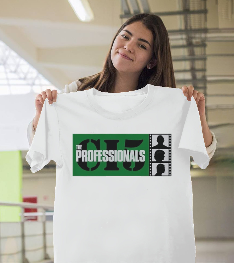 The Professionals CI5 TV Series Bodie Doyle Cowley Silhouette Film Strip T-Shirt