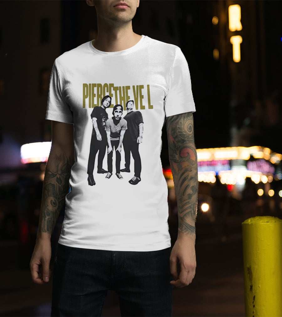 Pierce The Veil Band Vic Fuentes Tony Perry Jaime Preciado Music Fan T-Shirt