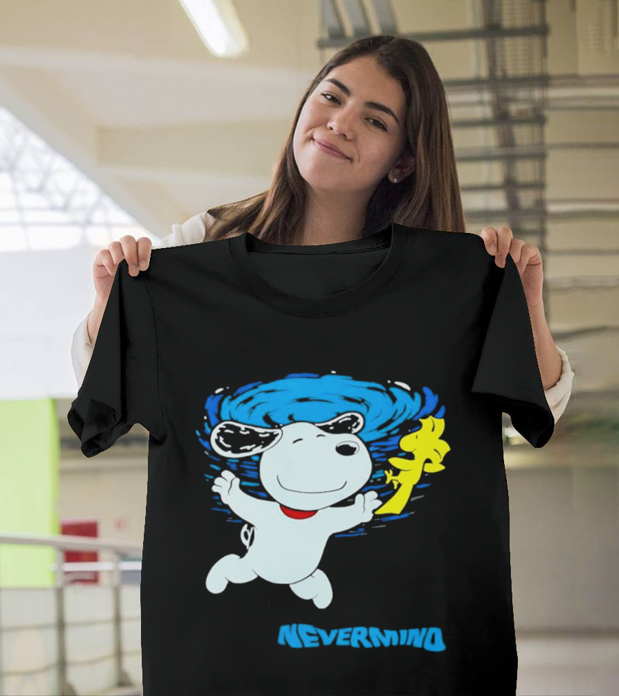 Snoopy Woodstock Nevermind Swimming Adventure T-Shirt