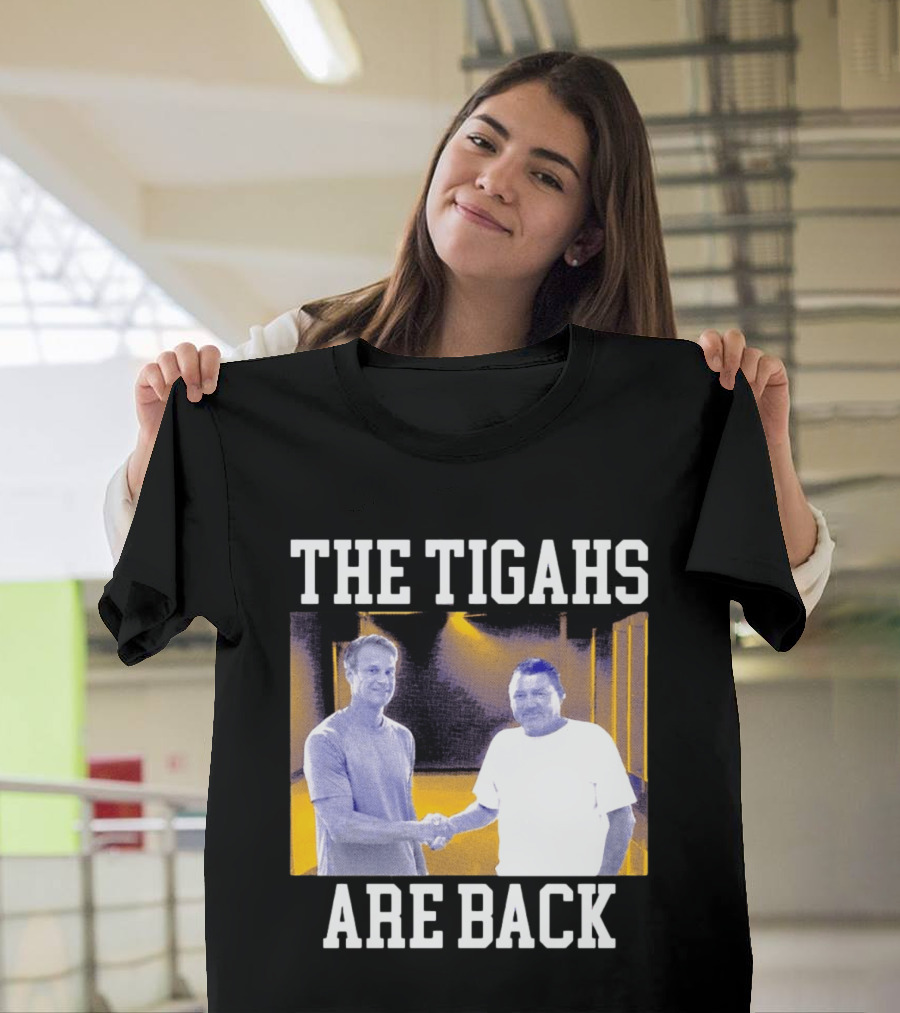 The Tigahs Are Back Brian Kelly Handshake T-Shirt