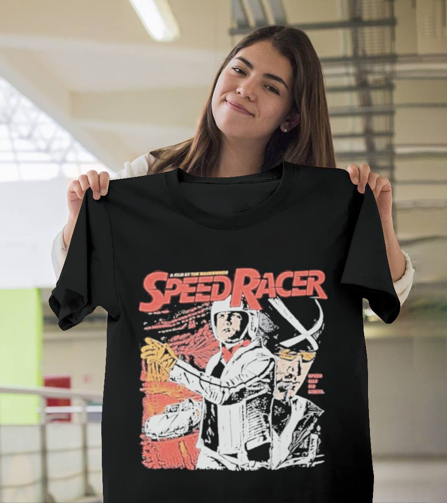 Speed Racer Movie Mach 5 Racer X Manga Style Wachowskis Film T-Shirt