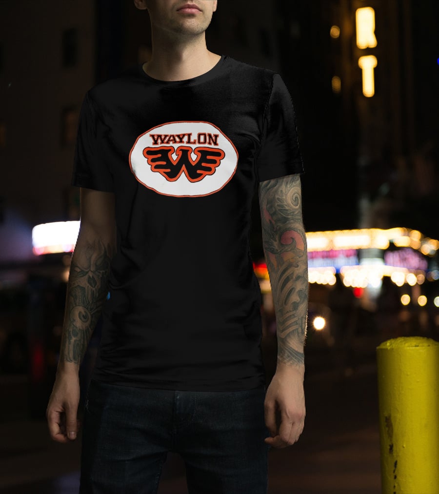 Waylon Jennings Outlaw Country Winged WW 2026 Collection T-Shirt