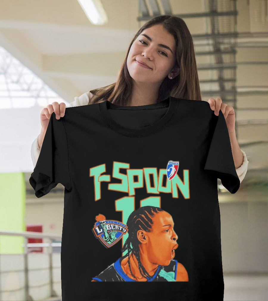 WNBA Spoon Teresa Weatherspoon New York Liberty Basketball 11 T-Shirt