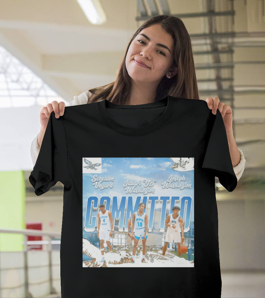 Committed Basketball Sheldon Voyard Jabari JB Washington Joseph Washington Nighthawk NPC T-Shirt