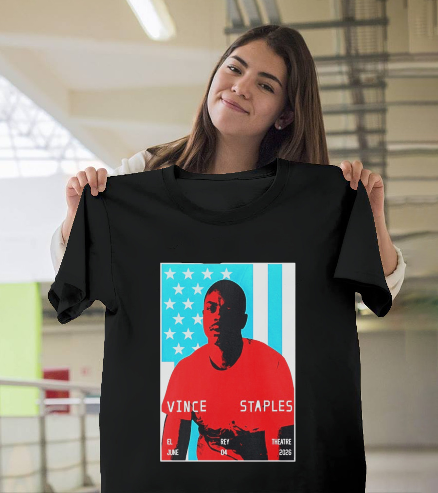 Vince Staples El Rey Theatre Los Angeles June 4 2026 T-Shirt