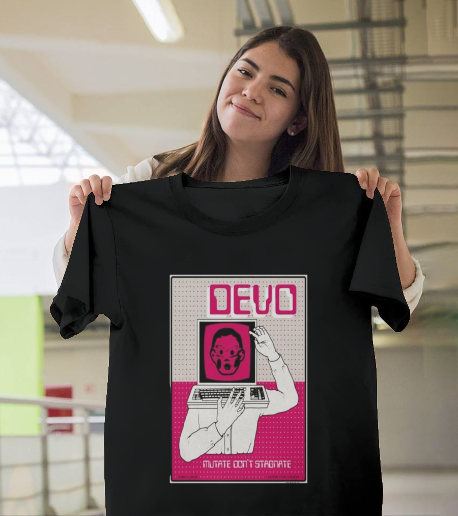 June 03 2026 Devo Concert Akron Civic Theatre Mutate Don't Stagnate T-Shirt