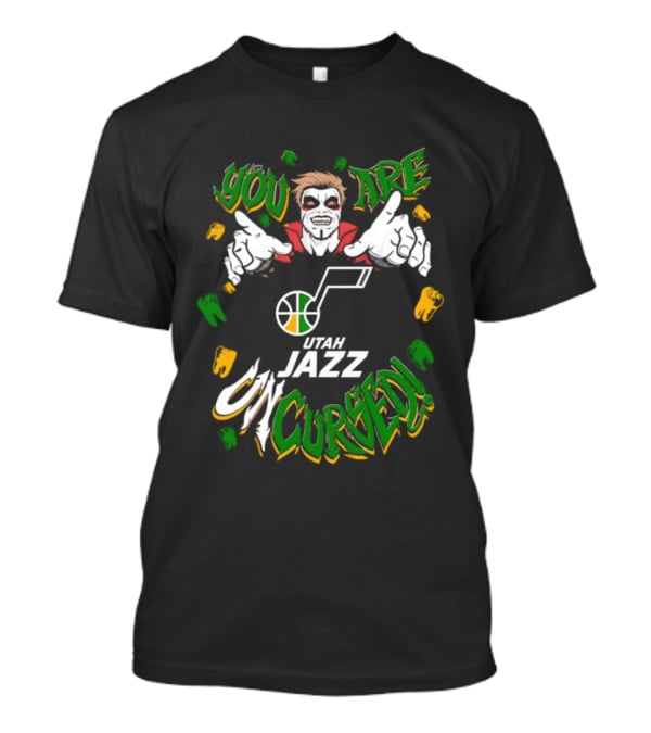 Utah Jazz You Are Uncursed WWE Danhausen Collaboration T-Shirt