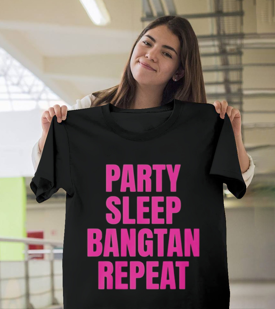Party Sleep Bangtan Repeat BTS K Pop T-Shirt