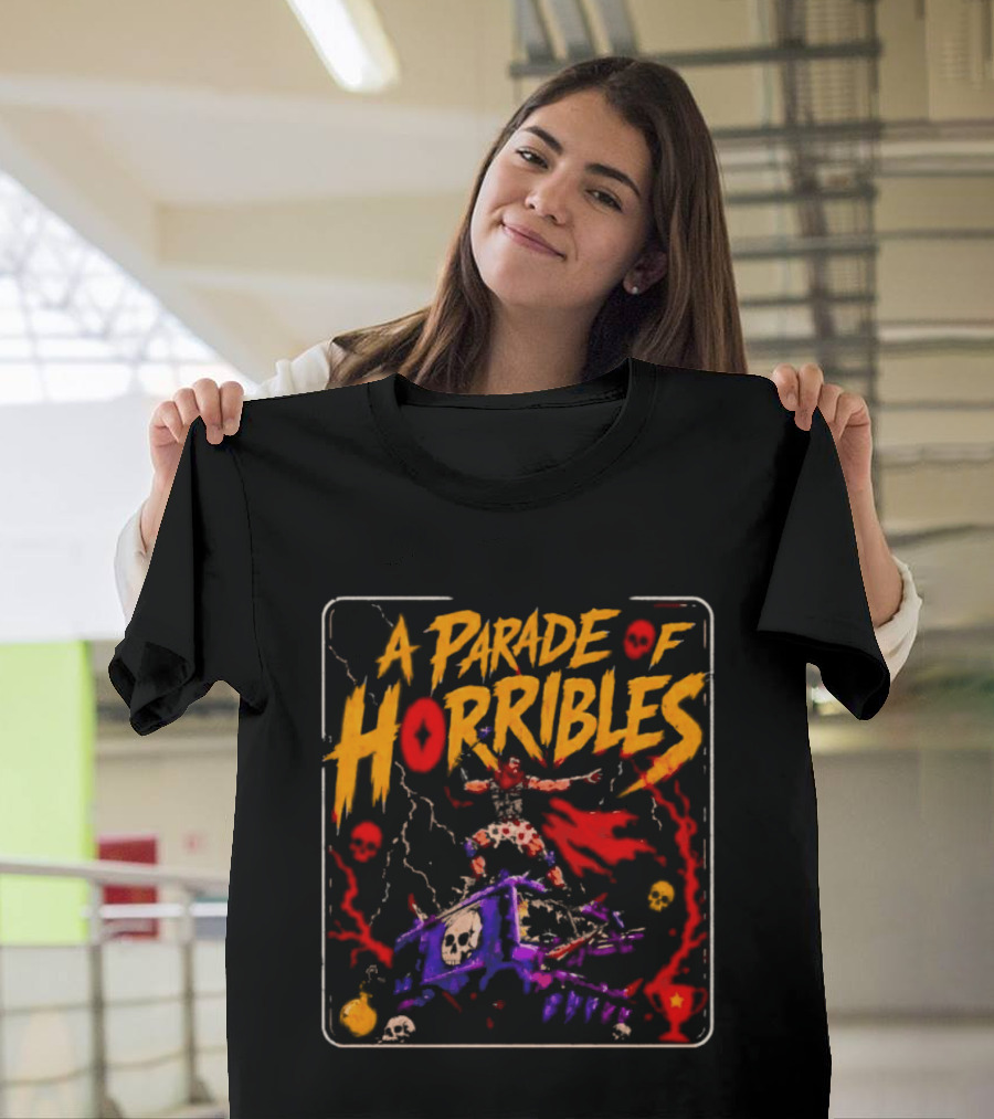 A Parade Of Horribles Warrior Skulls Fantasy Metal T-Shirt