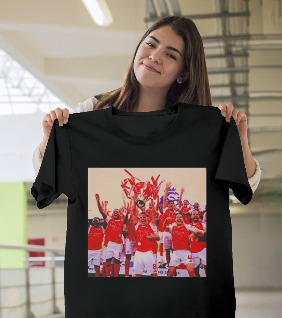 Champions Arsenal Premier League Triumph 2026 T-Shirt