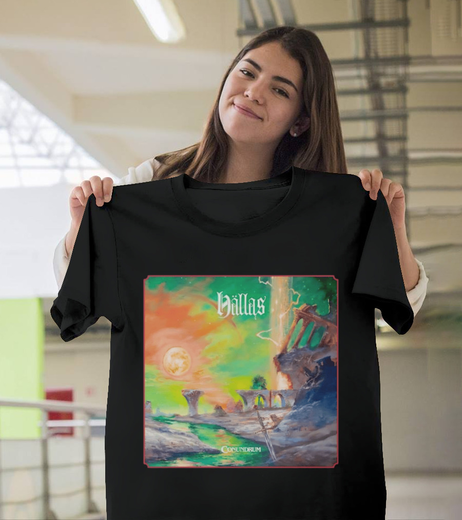 Hällas Conundrum Fantasy Moonscape Adventure T-Shirt