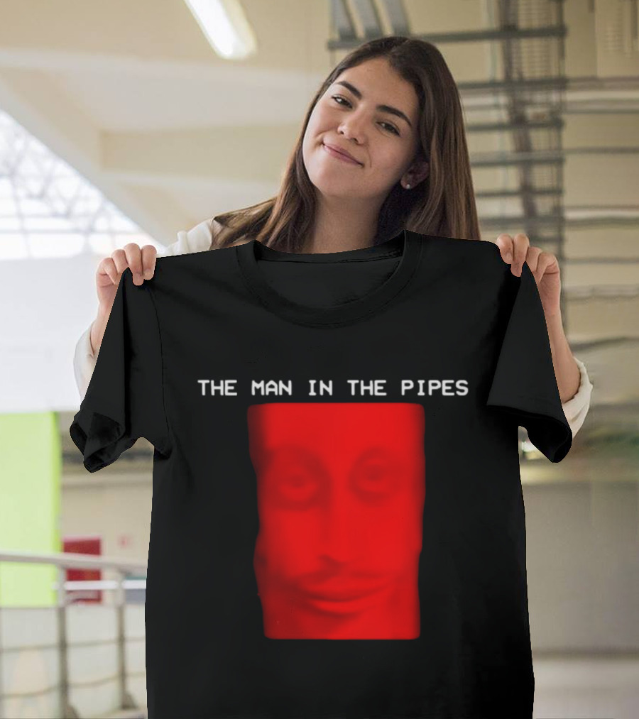Scary Entity Red Face Man In The Pipes T-Shirt
