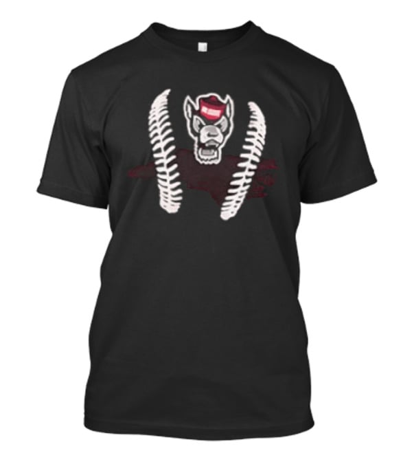 NC State Wolfpack 2026 Baseball Team Two Sided T-Shirt