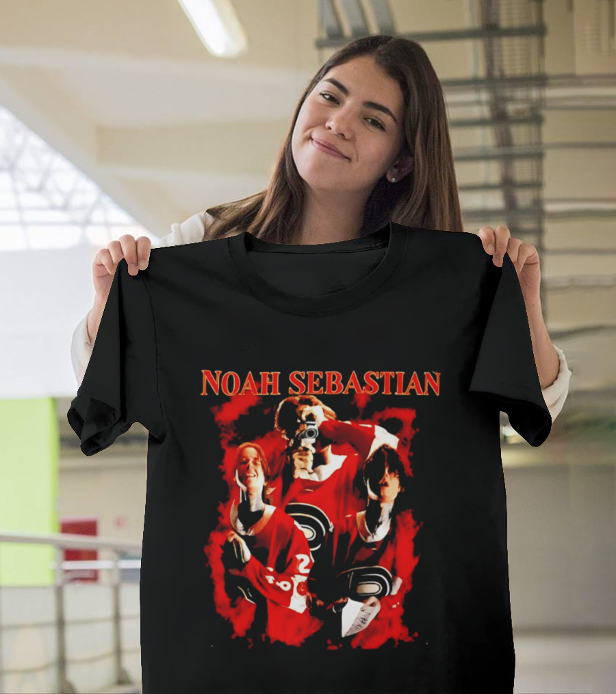 Noah Sebastian Collage Red Sports T-Shirt