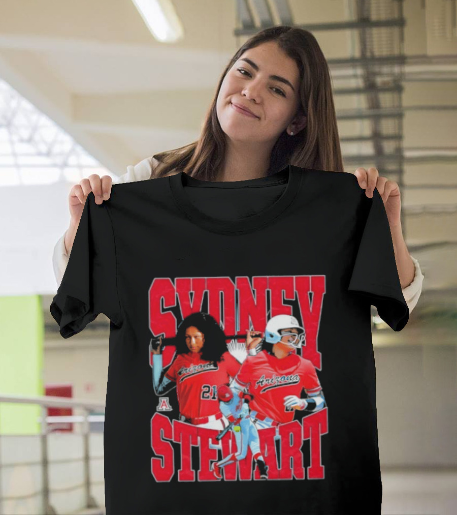 Sydney Stewart Arizona Wildcats NCAA Softball Team T-Shirt