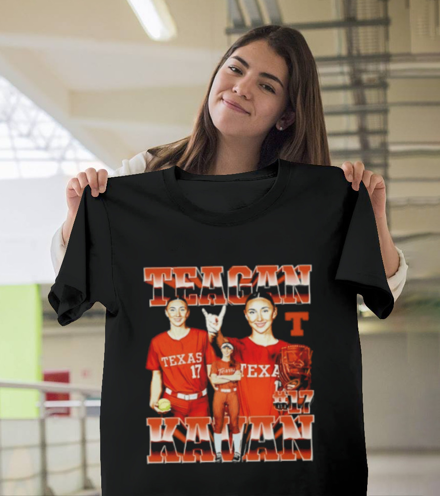 Teagan Kavan Texas 17 NCAA Softball Longhorns Player T-Shirt