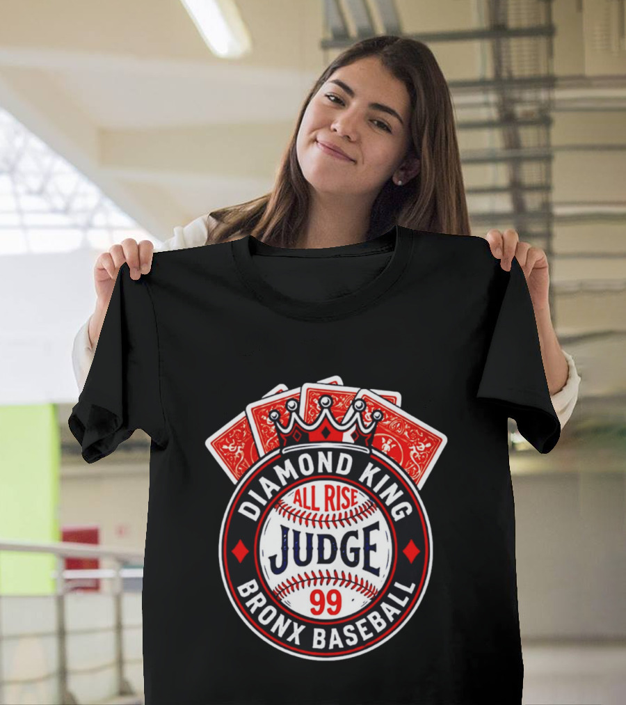 Diamond King All Rise Judge 99 Bronx Baseball T-Shirt