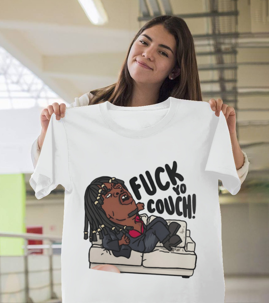 Chief Keef Fuck Yo Couch Illustrated Meme Drawing T-Shirt
