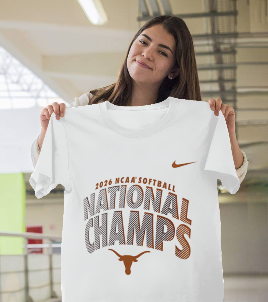 2026 NCAA Softball National Champs Texas Longhorns T-Shirt