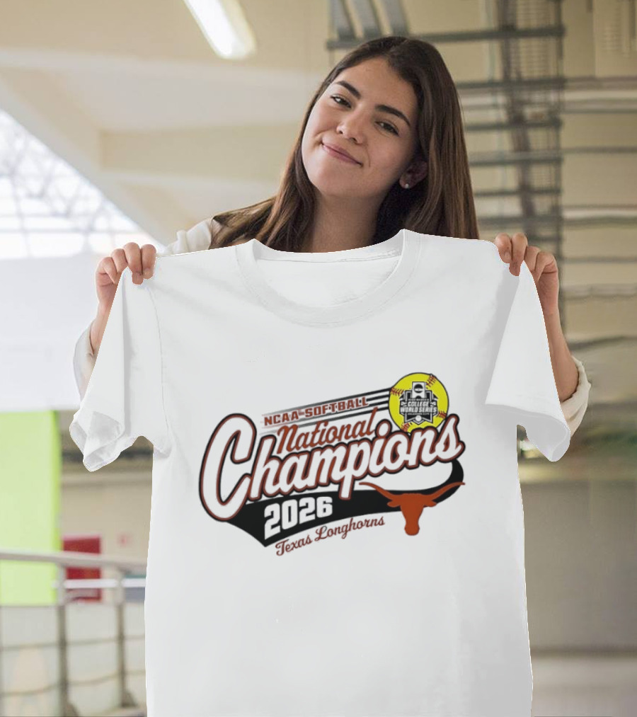 Texas Longhorns 2026 Softball National Champions T-Shirt
