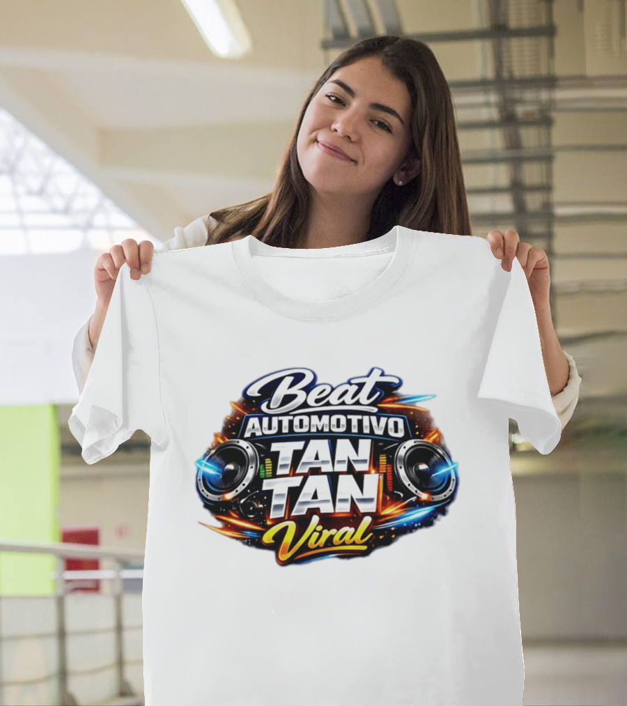Beat Automotivo Tan Tan Tan Viral Audio Speaker Music T-Shirt