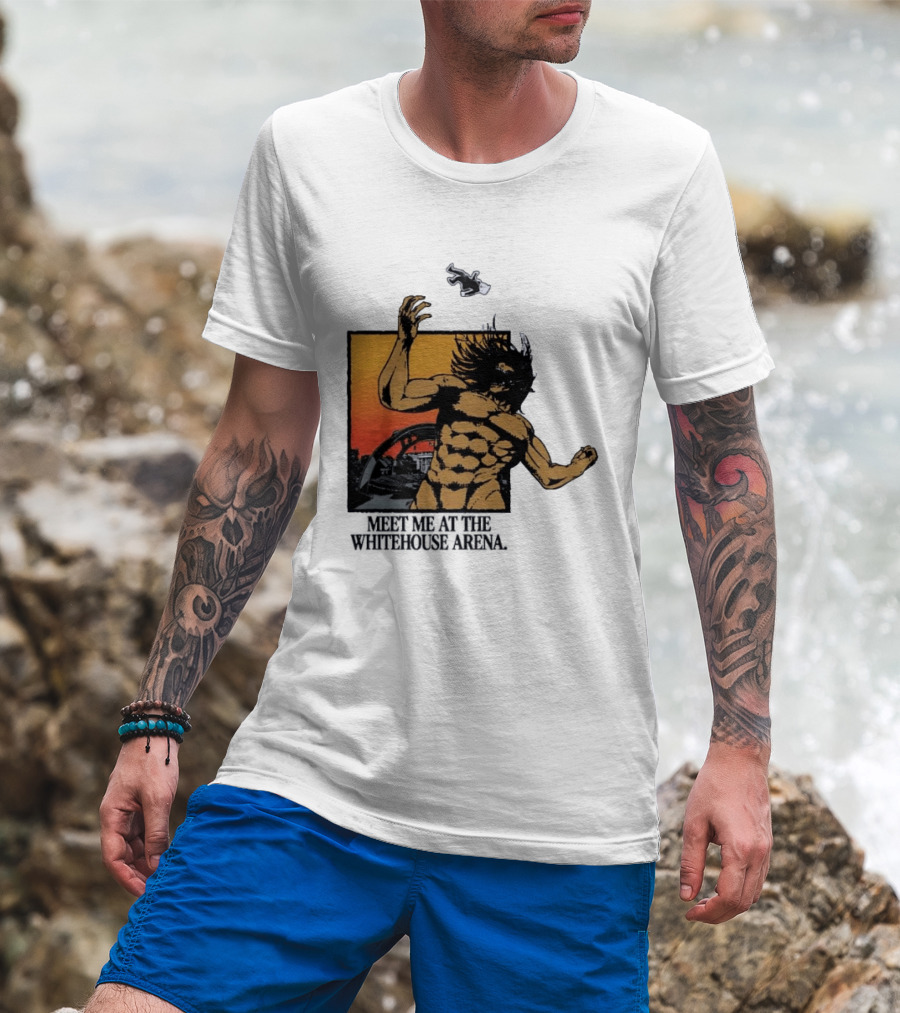 Meet Me At The Whitehouse Arena Attack On Titan Giant T-Shirt