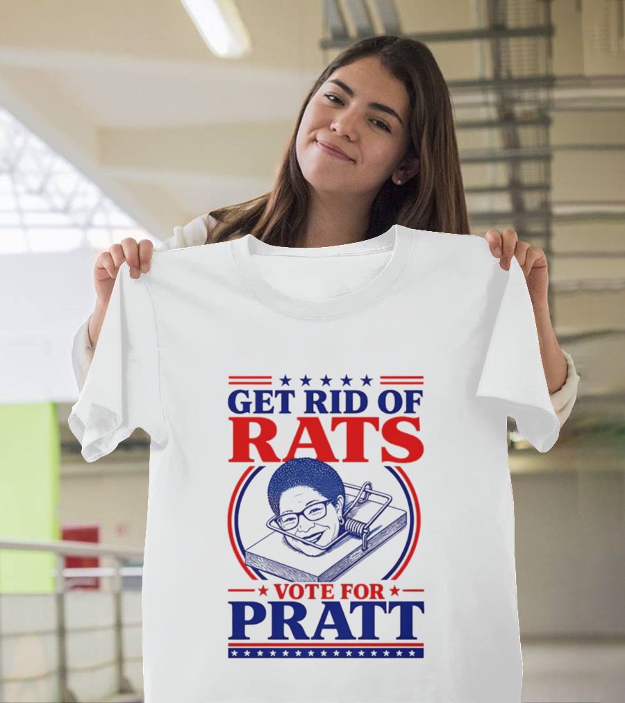 Get Rid Of Rats Vote For Pratt Political Campaign Humor T-Shirt