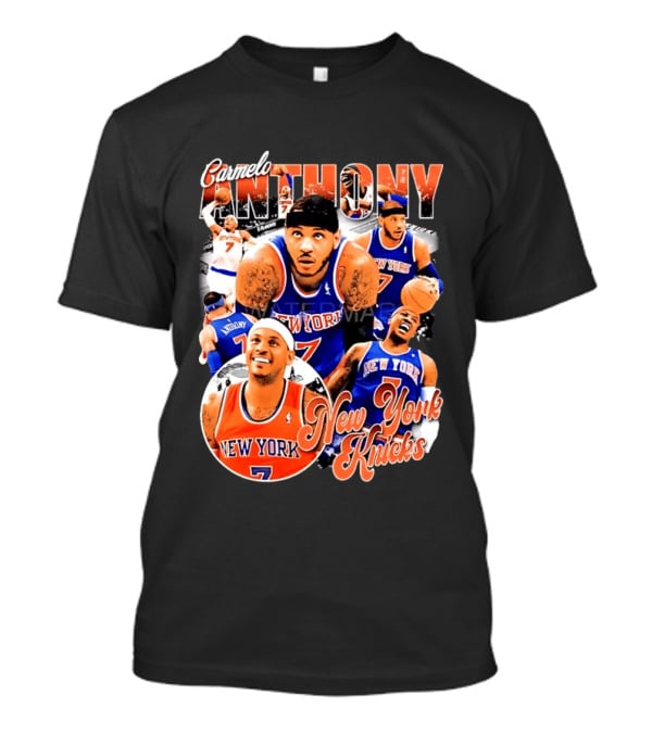 Carmelo Anthony New York Knicks NBA Basketball Legend Seven T-Shirt