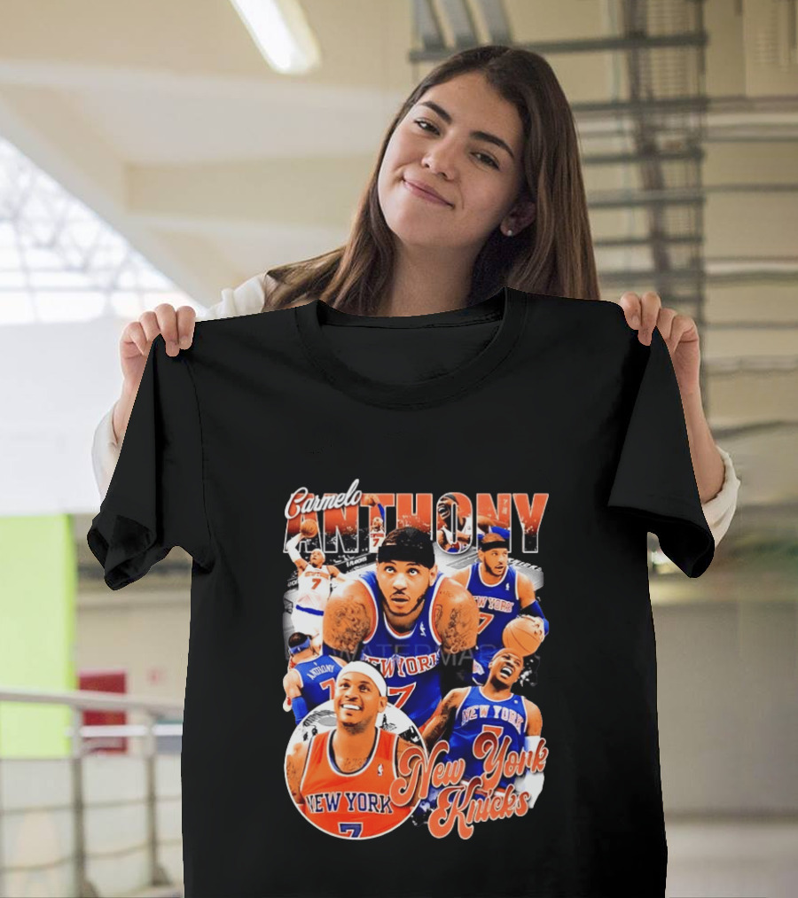 Carmelo Anthony New York Knicks NBA Basketball Legend Seven T-Shirt
