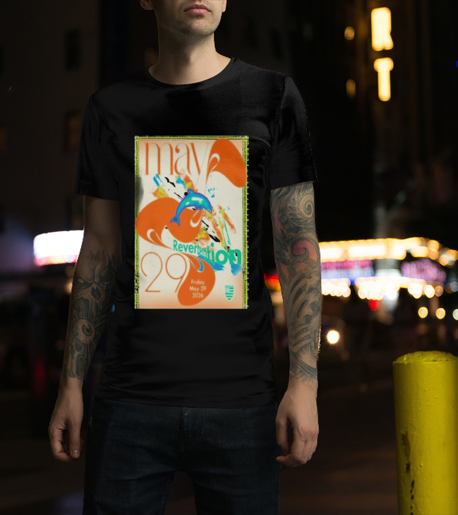 Reverberation Dolphin Event May 29 2026 Zebulon Los Angeles CA T-Shirt