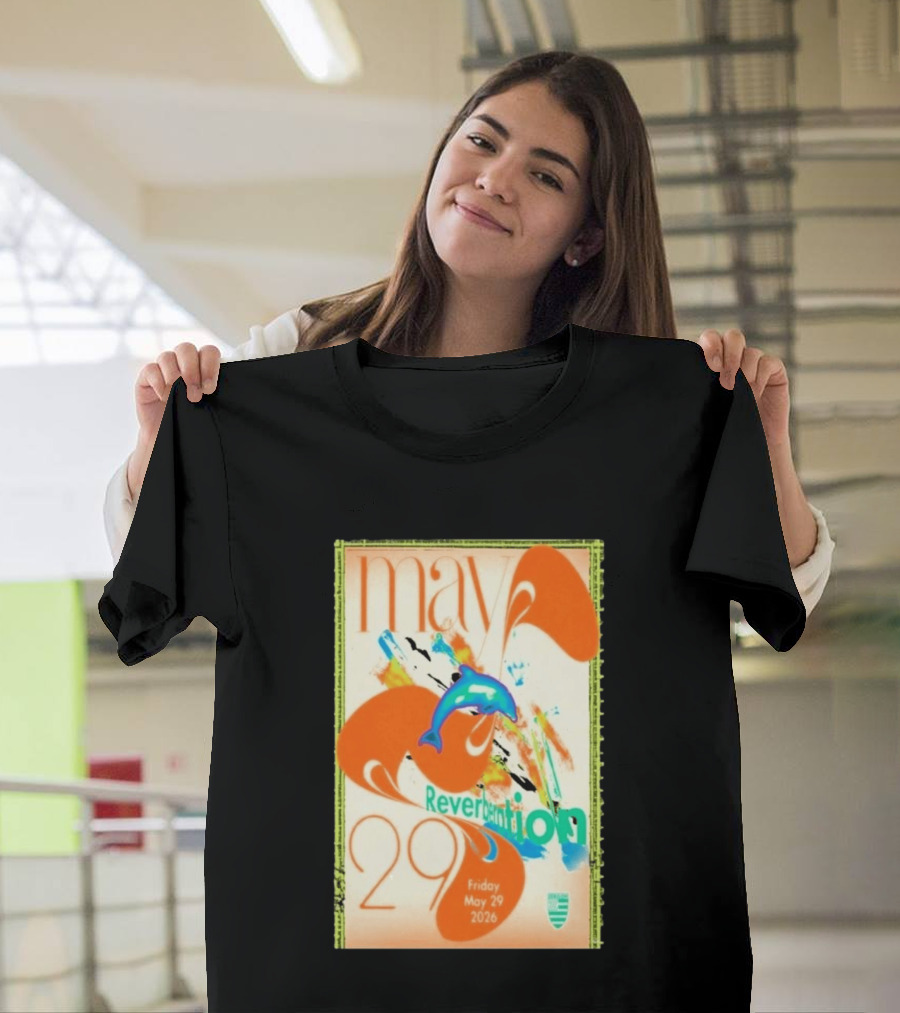Reverberation Dolphin Event May 29 2026 Zebulon Los Angeles CA T-Shirt